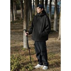 真三合一冲锋衣可拆卸摇粒绒内胆拉链+外套两件套夹克JK01-特P65，男装夹克，电商042