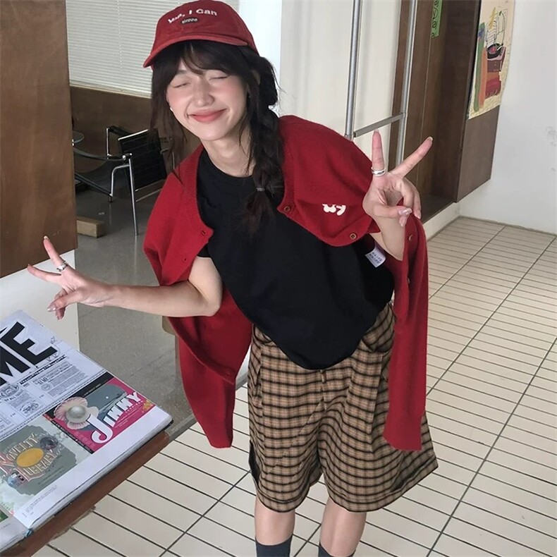 2025年秋季时尚百搭通勤简约休闲小花刺绣开衫,女装羊毛衫,伊绒腾羊绒