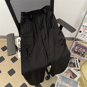 2024年夏季新款港风美式vibe潮流包边阔腿直筒休闲裤 ZK3607-P45图片
