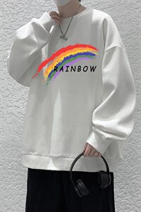 华夫格卫衣圆领卫衣男大码长袖t恤男外套 HW76064-P30加绒款-P40图片