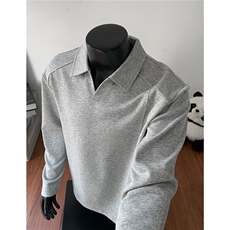 主推POLO衫卫衣秋季翻领卫衣cleanfit长袖T恤衫男装外套S437特28，男装Polo衫，电商A233-1