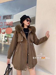 2021冬装派克服 修身显瘦,其它,蜜思优沫