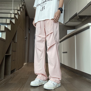 伞兵裤薄款潮牌ins港风嘻哈高街设计感休闲裤高级感K030-特批-25图片