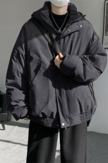 棉服男冬季新款港风宽松连帽棉衣MF9006-P90，男装棉衣，星座214-3