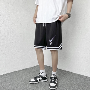 夏季男士运动短裤冰丝网格篮球五分裤DKV214-P23控38图片