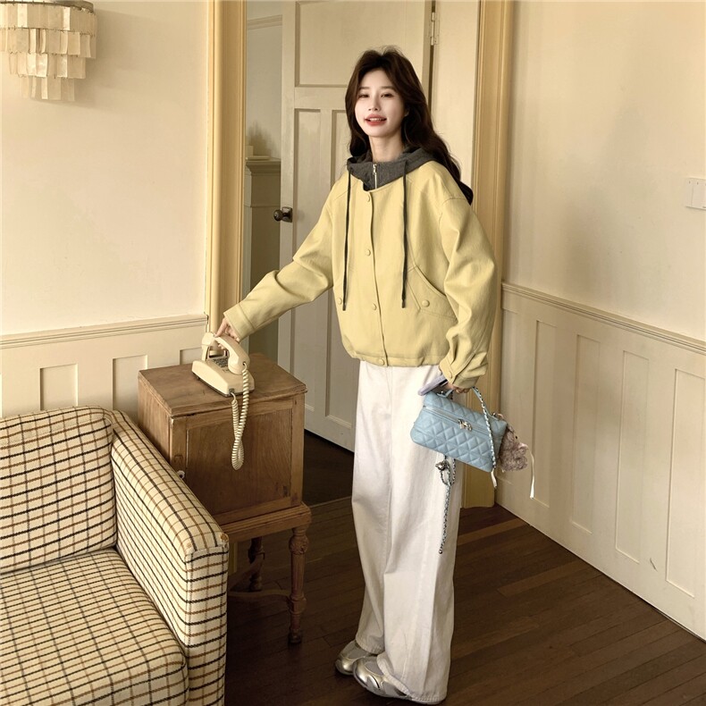 春装新款假俩件皮衣2c307-902-p165k268,女装皮衣,2C307