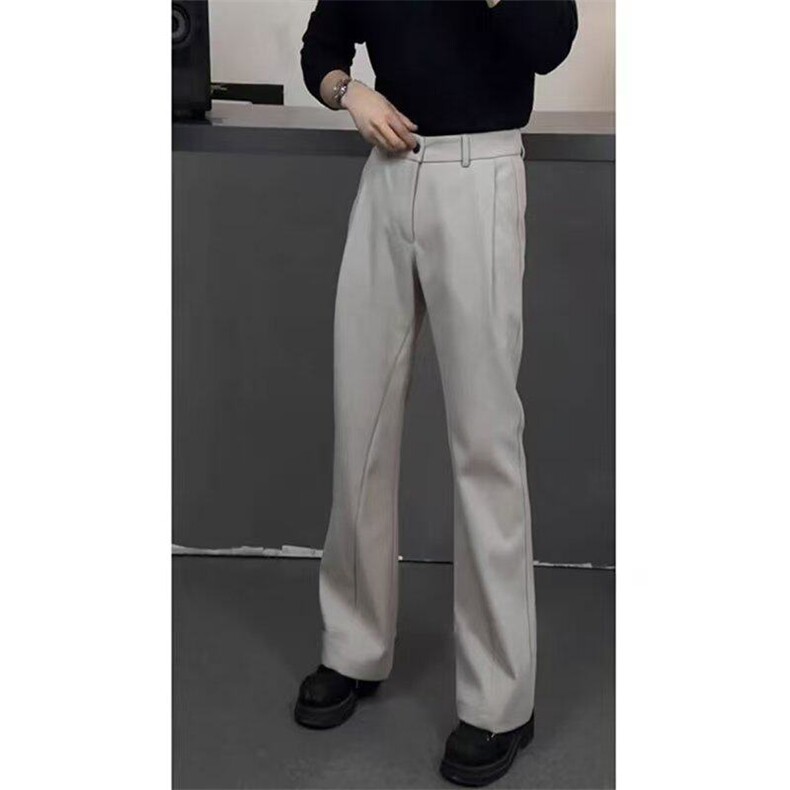 现货~夏季褶皱垂感冰丝西装休闲长裤男K315-P45（主推差价大）,男装休闲裤,星座1004-3
