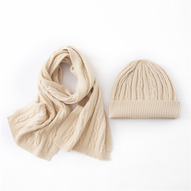 2025百搭时尚简约帽子围巾套，围巾，暖思雅