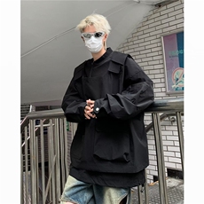 三合一工装冲锋衣外套男秋季防水机能夹克宽松棒球服上衣EM1，男装夹克，星座1116A-1（原606A）