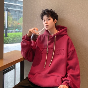抖音品质加绒潮流立体钢印字母卫衣LMWY03JR-P60  LMWY03-P55图片