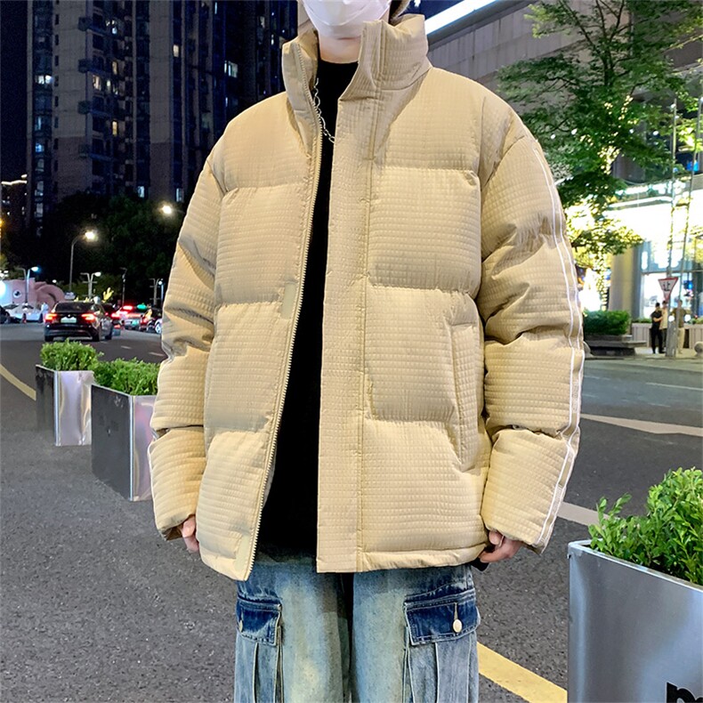 夜景潮牌棉衣2026冬季加厚棉袄外套宽松面包服A436-1916-P75,男装棉衣,电商A436