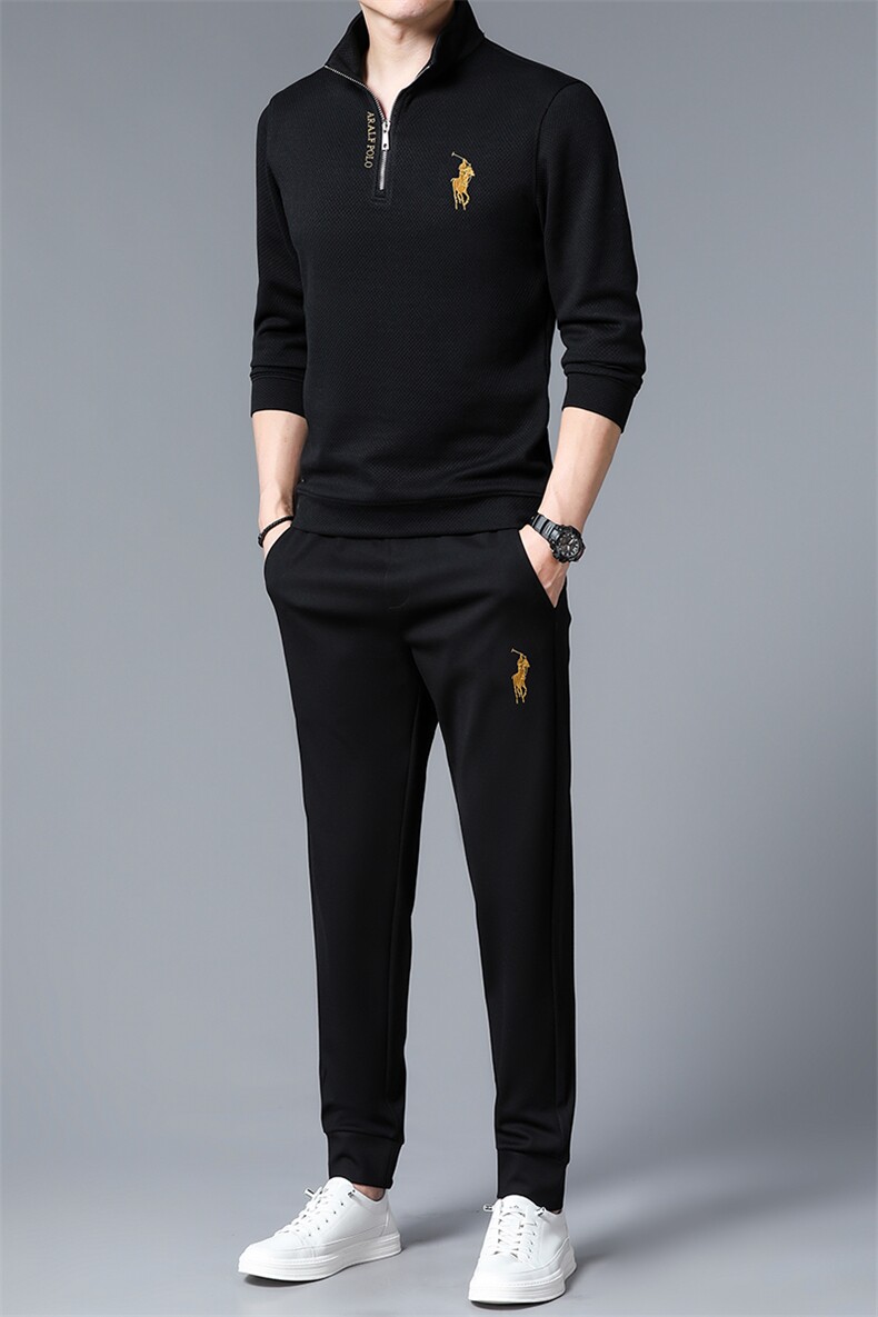 S3067-2钱塘2020-2中青年男士秋季薄款新款时尚休闲长袖卫衣P137,男装休闲套装,钱塘207-2