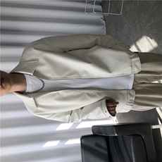 现货主推高质量皮衣外套男宽松皮夹克机车服A027-P95加绒P105，男装夹克，电商A351