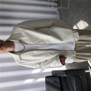 现货主推高质量皮衣外套男宽松皮夹克机车服 A027-P95 加绒P105图片