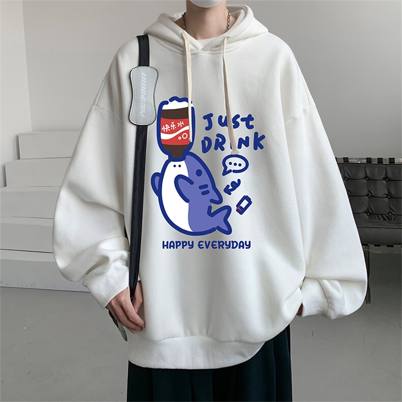 连帽卫衣男大码胖子帽衫大号运动服WY2449-P35图片