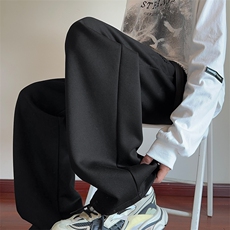 供抖音现货主推男字母运动百搭阔腿卫裤X416B-1-KL929-特p35限59，男装休闲裤，星座416B-1