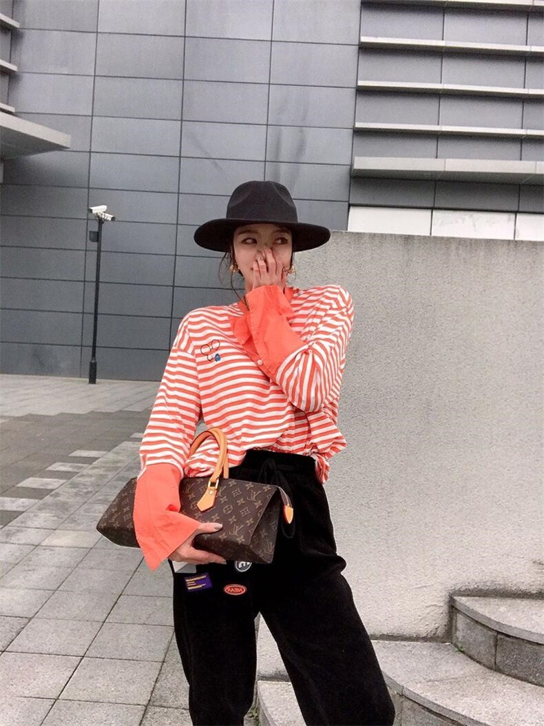 2021年春季新品横条T，女装，尚映