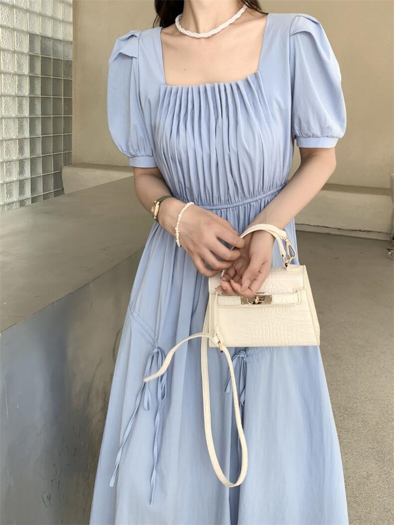 [现货]收腰显瘦气质连衣裙，三色、三码，女装连衣裙，依柏璐(1F)