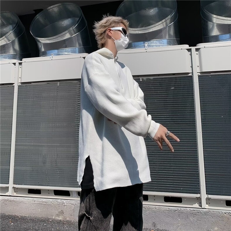 秋季半开衫毛衣男日系复古休闲潮牌美式MY5066-P60,男装针织衫/毛衣,星座1109-3