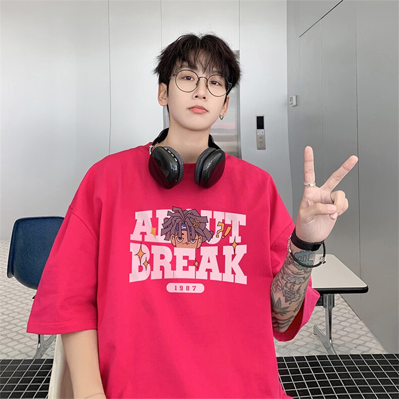 潮纯棉220克T4313P23直播得物抖音重磅短袖T恤280克TB4313批28图片
