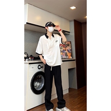 抖音品质！重磅夏季美式冰感POLO衫男潮流宽松短袖XP2403-P45控68，男装Polo衫，电商B370