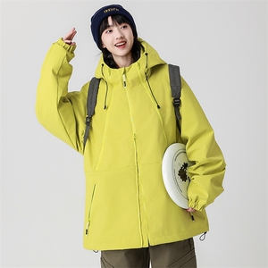 Cityboy情侣 时尚连帽冲锋衣外套夹克 团体班服图片