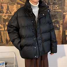大货美式复古短款棉服男冬季加厚面包服PU羽绒棉225-2-20503，男装棉衣，星座225-2