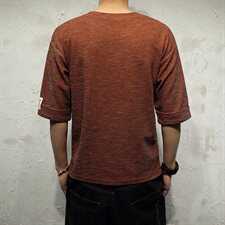 A003-T713-P30韩版修身男士T恤贴标T恤日系模特，男装T恤，电商A003