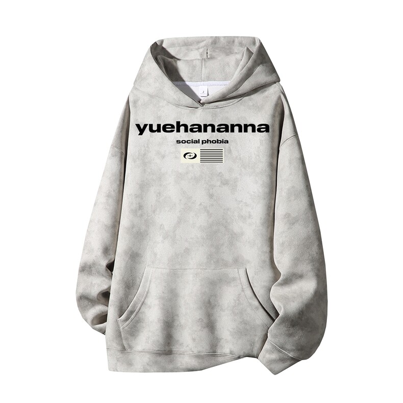 得物供货、重磅420克现货麂皮绒扎染卫衣HD019-1-WL25355ZR-P45,男装卫衣,电商019-1