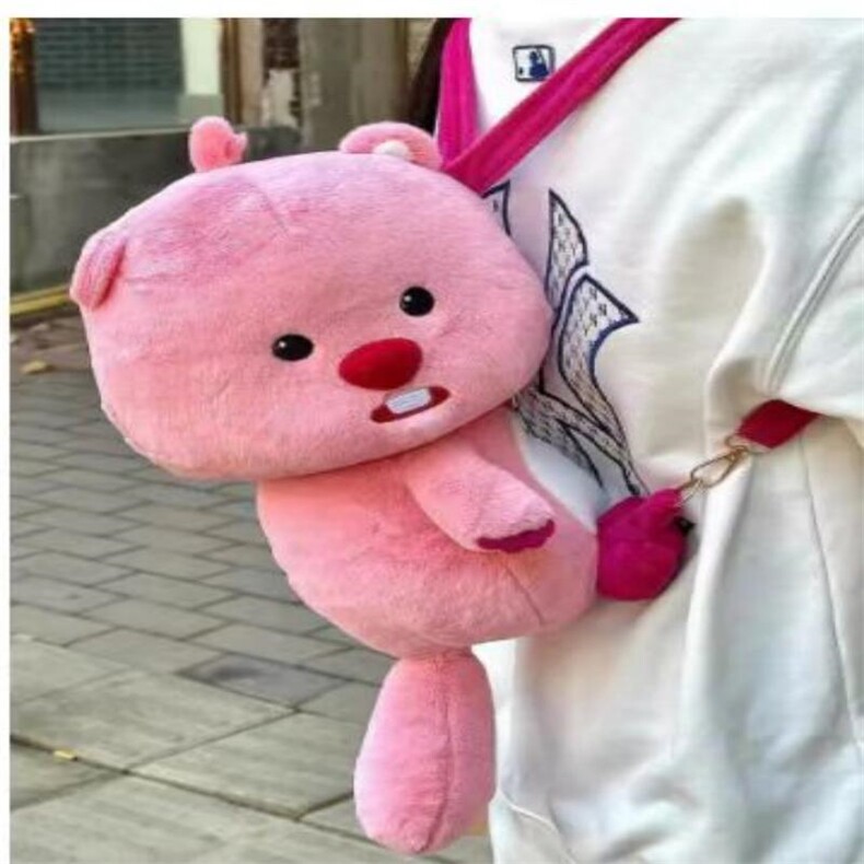 海狸包，超利绒毛绒玩具
