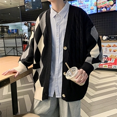 秋冬新款潮毛衣男潮牌冬季针织打底衫内搭情侣上衣MY0168-P55，男装针织衫/毛衣，星座308B-1