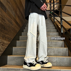XZ616春季新款压褶设计款休闲卫裤TY2427P65控78，男装休闲裤，星座512A（原616）