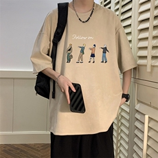 麂皮绒短袖t恤男大码半袖男JD82043-P25，男装T恤，电商A040