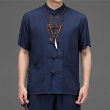 BZ2002钱塘2020-2亚麻休闲短袖长裤中老年套装精品主推大货P85，男装中老年男装，钱塘207-2