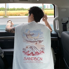 量大优得物抖音高品质重磅230克美式印花无袖t恤背心WB267特P18，男装背心/马甲，电商A486
