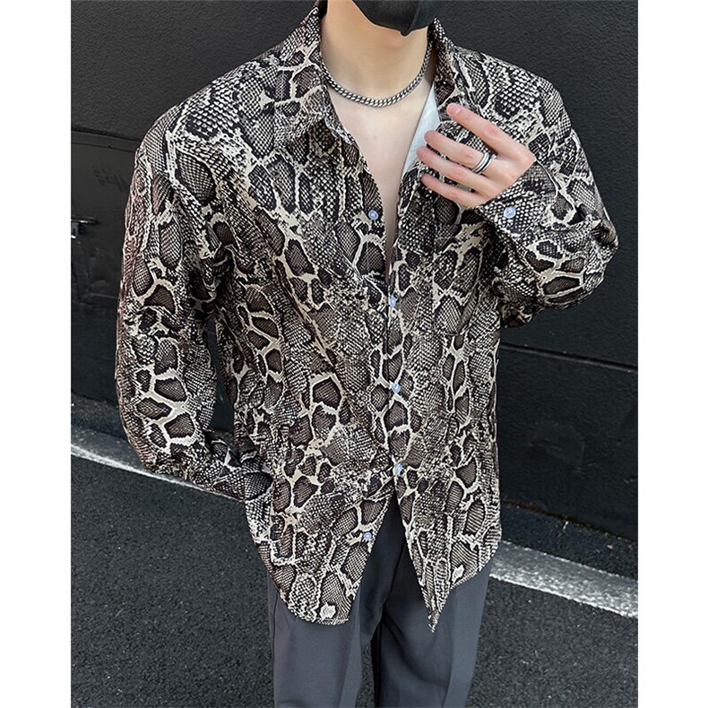 美式高街宽松衬衫潮流休闲上衣A086-CS2210-P40,男装衬衫,电商基地A086