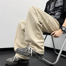 2024夏季新款日系复古宽松长裤男潮牌直筒休闲裤现货K7944-P38，男装休闲裤，星座512-3