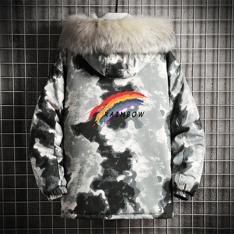 MC49064-P135日系潮衣男大码派克服男工装服外套袄网格,男装棉衣,电商A040A