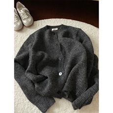 706-1-MY5338-P55特P现货秋季老钱风开衫毛衣百搭圆领针织衫，男装针织衫/毛衣，星座706-1