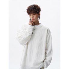 现货新款T26001-P38特控78大码中性撞色长袖卫衣T恤，男装T恤，电商D232