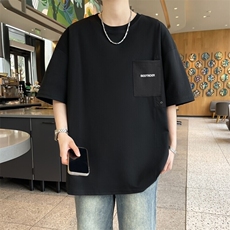 25172-特P40夏季休闲时尚T恤男短袖打底衫青少年潮牌印花T恤，男装T恤，电商D310B