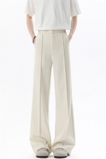 春季薄款微喇休闲裤cleanfit情侣垂感西裤男女C62179-TP2558，男装西裤，电商A102