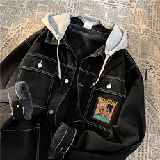JK3009J-P95-限价138M-5XL现货加绒羊羔毛牛仔棉服cityboy，男装棉衣，星座116
