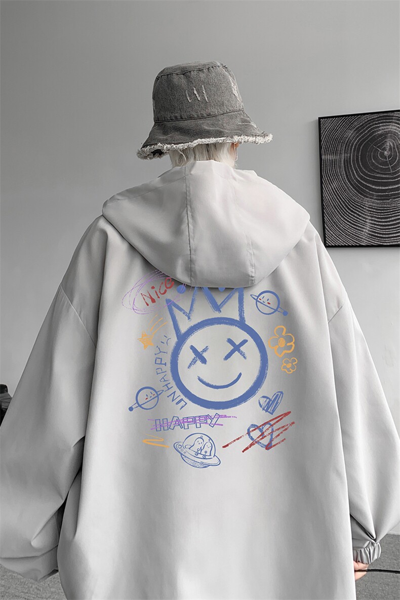 连帽夹克男大码胖子棒球服上衣外套JK65180-P45,男装夹克,电商A040