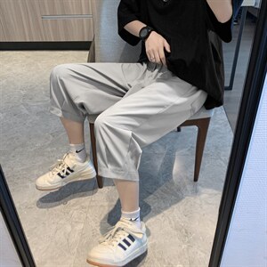 2023新款潮流超薄速干七分休闲裤2077-特批20，男装休闲裤，星座718-1