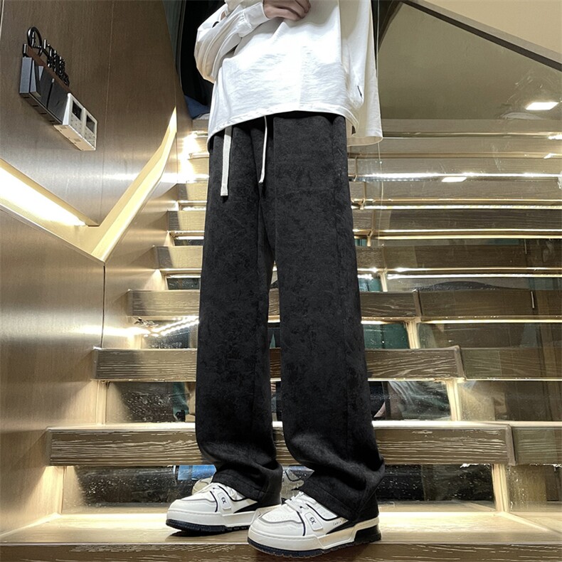 秋季新款休闲裤男扎染宽松卫裤潮流拖地长裤K7787-P45控68,男装休闲裤,星座209-2