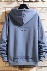 WY2120-P40纯连帽卫衣男大码运动帽衫宽松薄外套砖墙挂拍，男装卫衣，电商A040A
