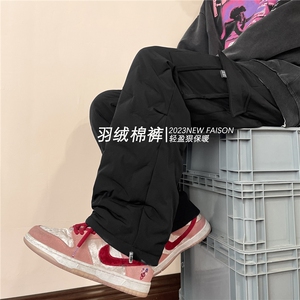 A165-K8538-P70控98~羽绒棉裤~加厚保暖御寒东北休闲裤工装裤潮流图片