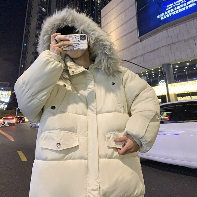 棉服外套男士韩版潮流冬季保暖帅气百搭2024新款ins棉衣MF332-P85,男装棉衣,星座412-2