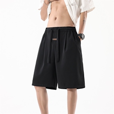 模特-美式高街潮牌休闲宽松系带五分短裤男夏9032-P38，男装休闲裤，电商B380（原B361）